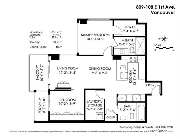 Mount Pleasant condo floor plan